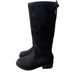 Stuart Weitzman Girls Lowland Bow Knee High Boot Black NWT